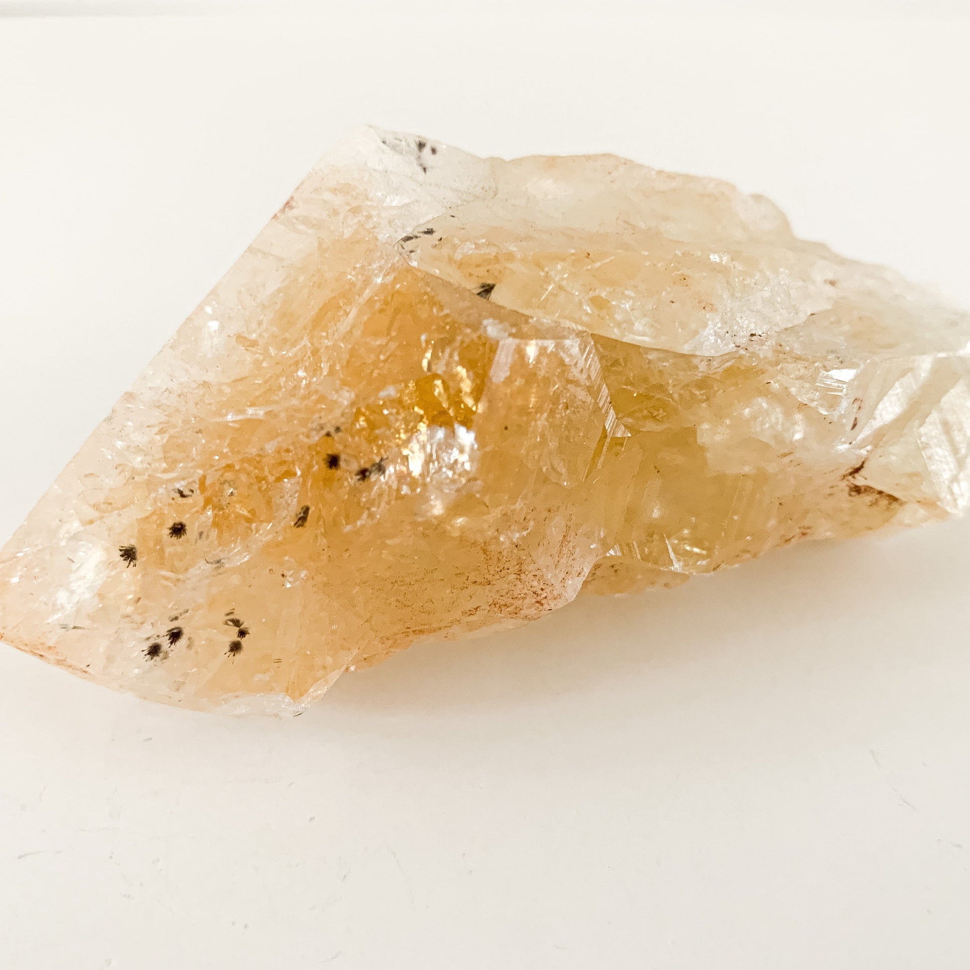 Rough citrine crystals