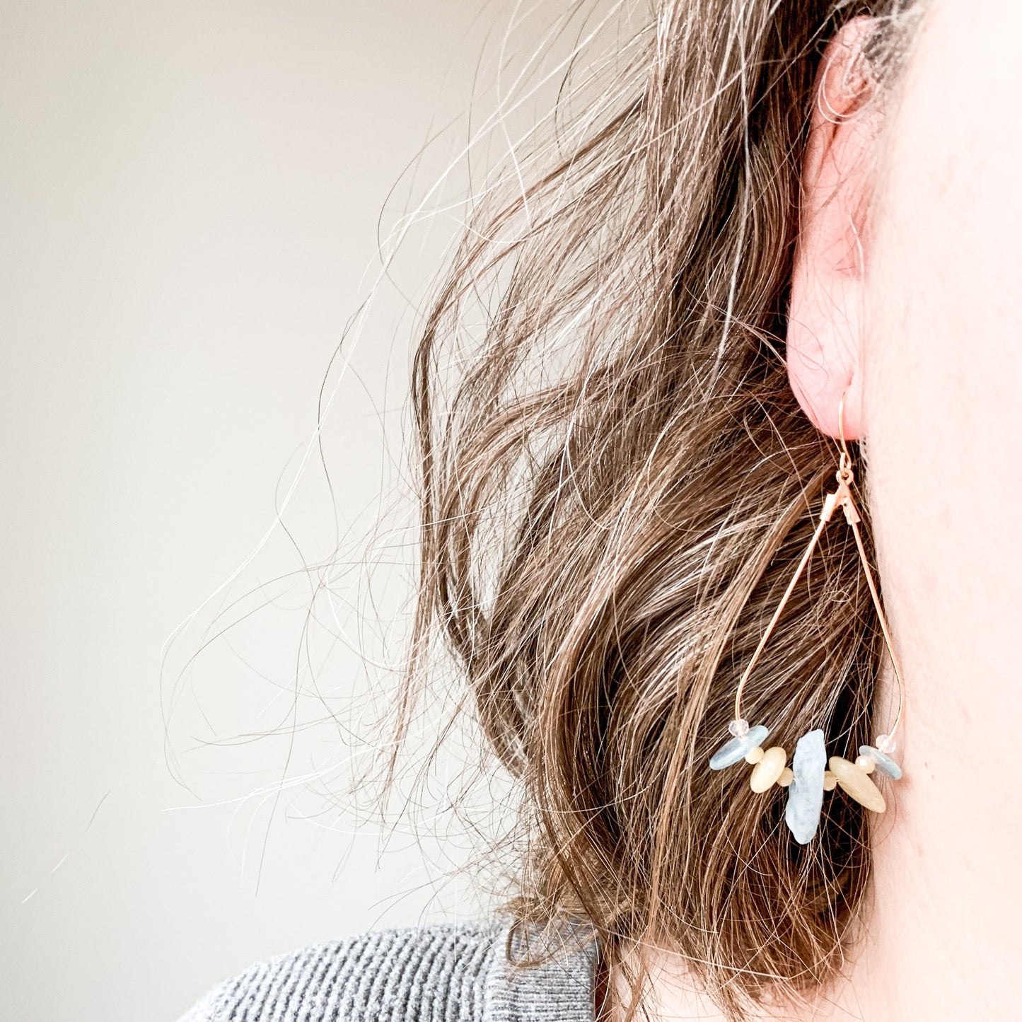 Gold Teardrop Earrings | Gold Earrings | Rock This Way Crystal Shop