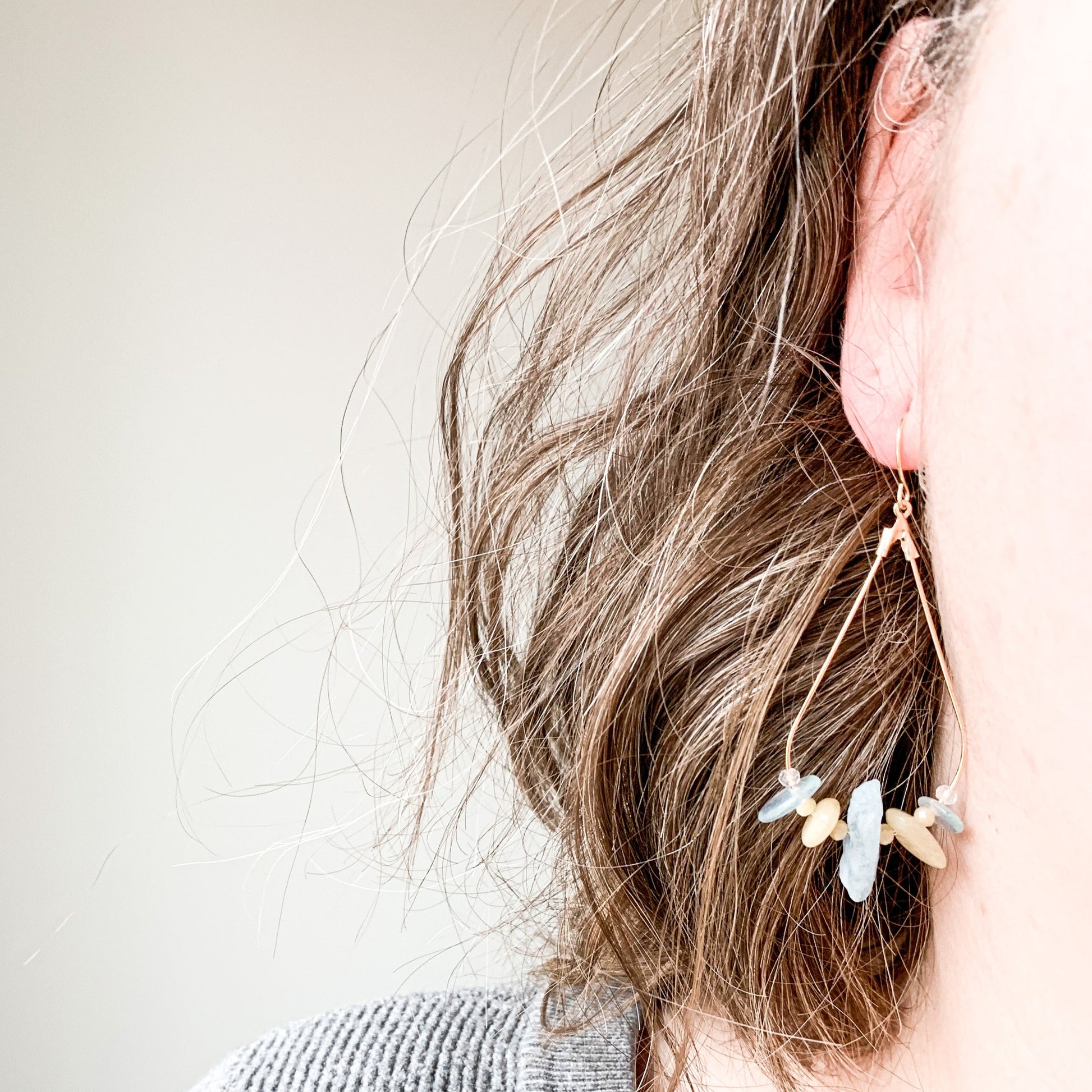 Gold Teardrop Earrings | Gold Earrings | Rock This Way Crystal Shop
